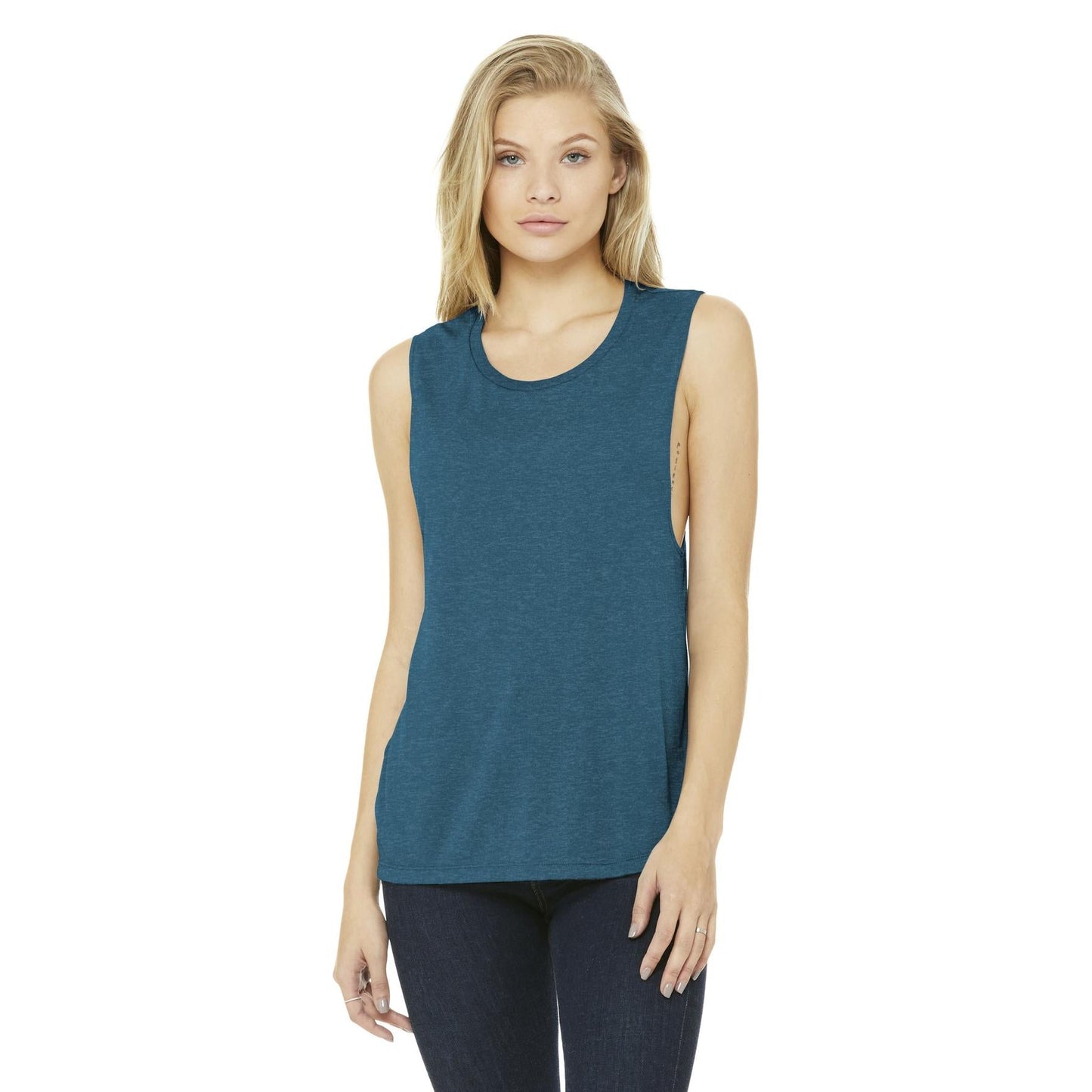 Asphalt Slub Tank Top - Bella + Canvas - Relaxed Fit