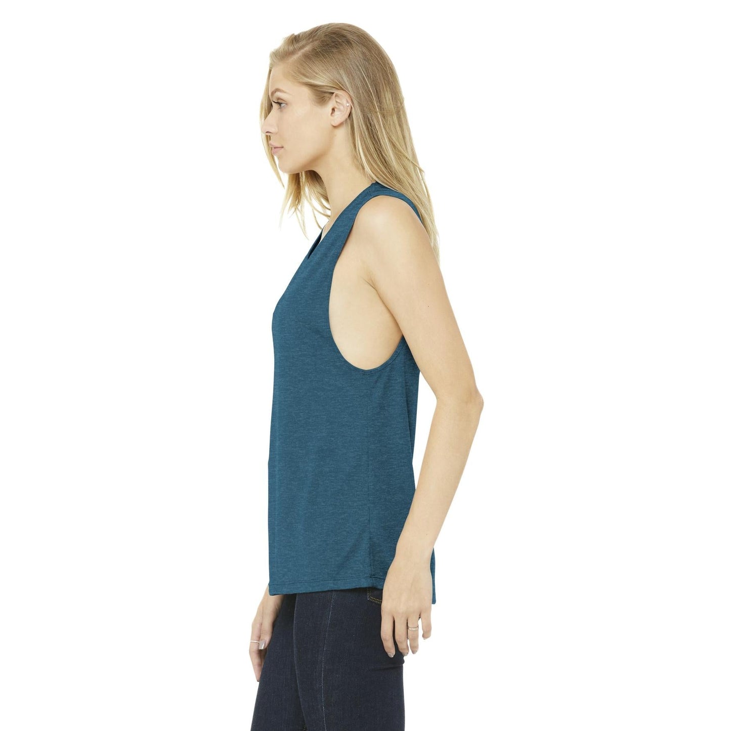 Asphalt Slub Tank Top - Bella + Canvas - Relaxed Fit