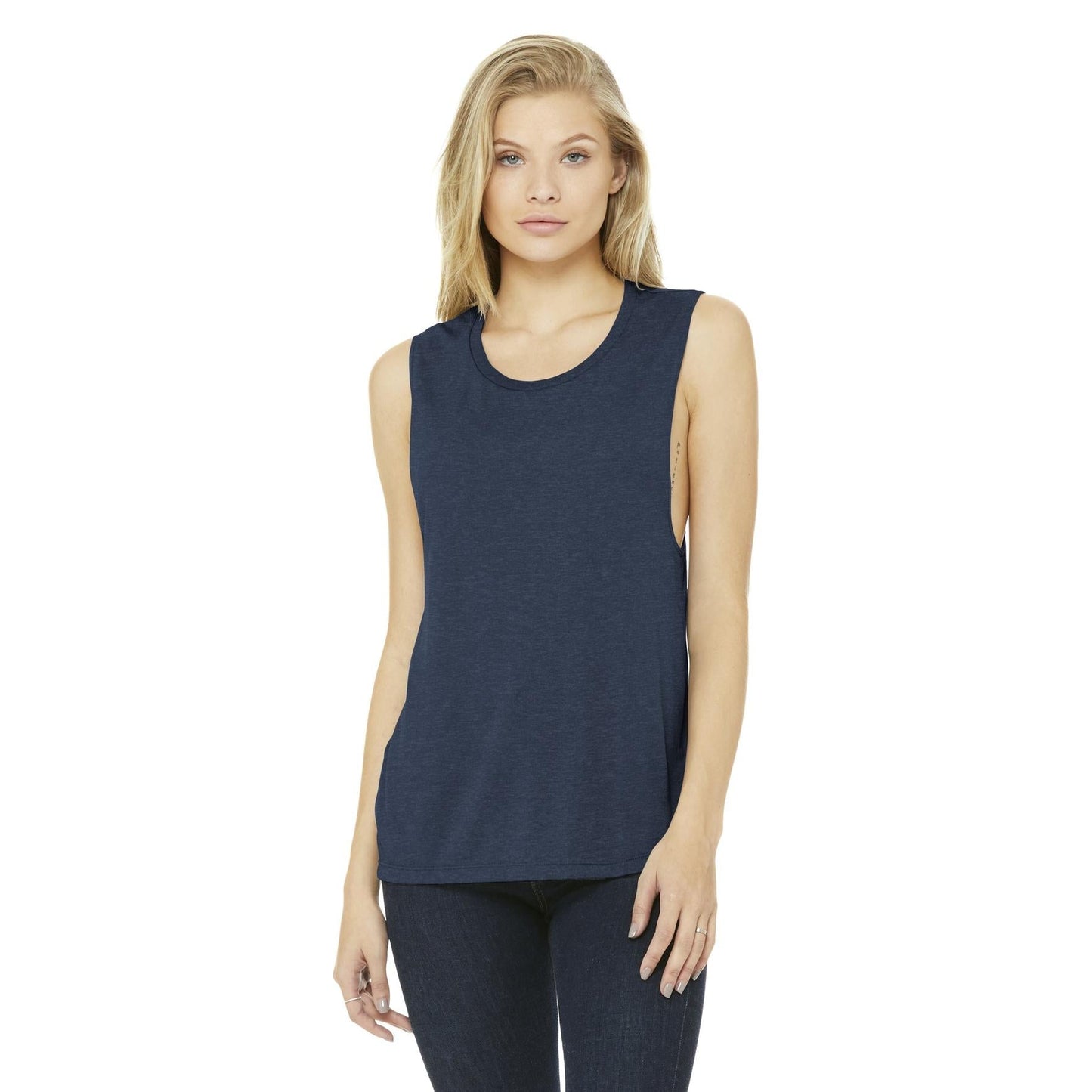 Asphalt Slub Tank Top - Bella + Canvas - Relaxed Fit