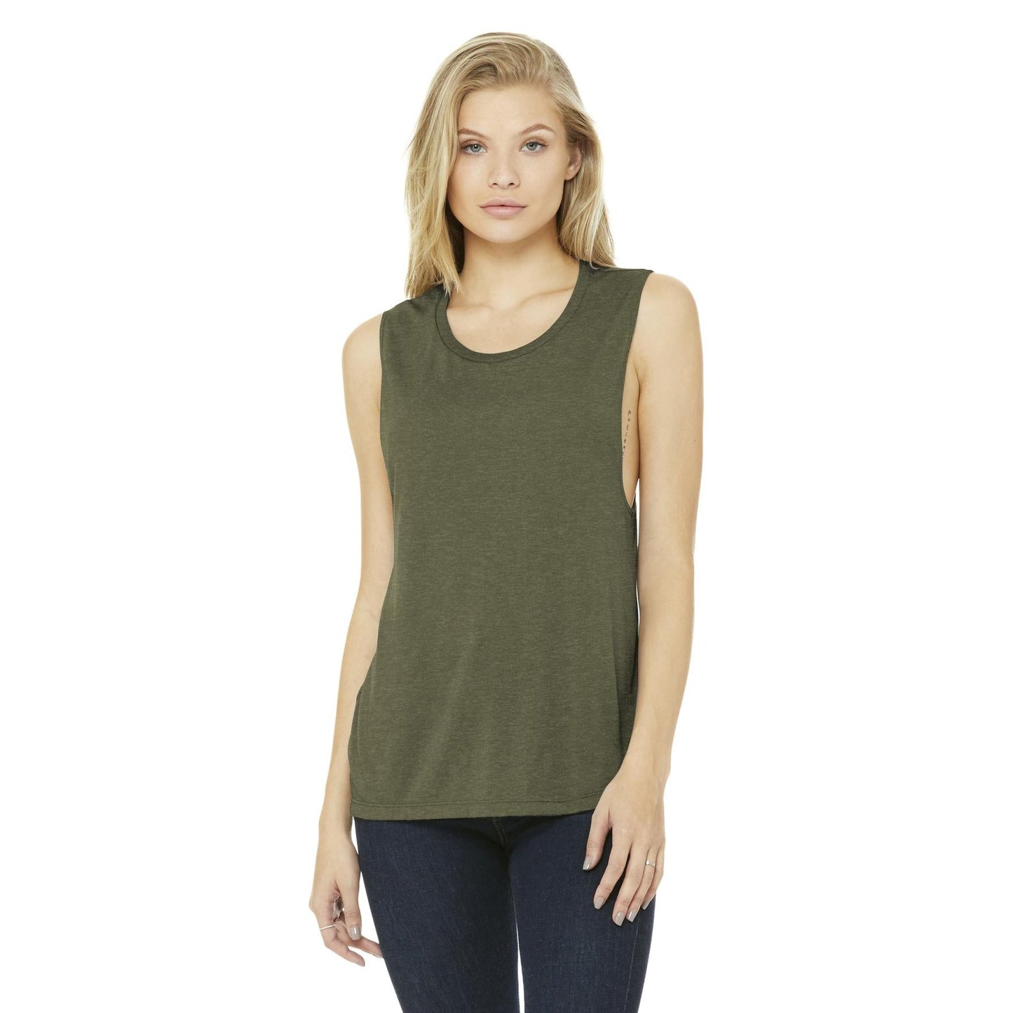 Asphalt Slub Tank Top - Bella + Canvas - Relaxed Fit