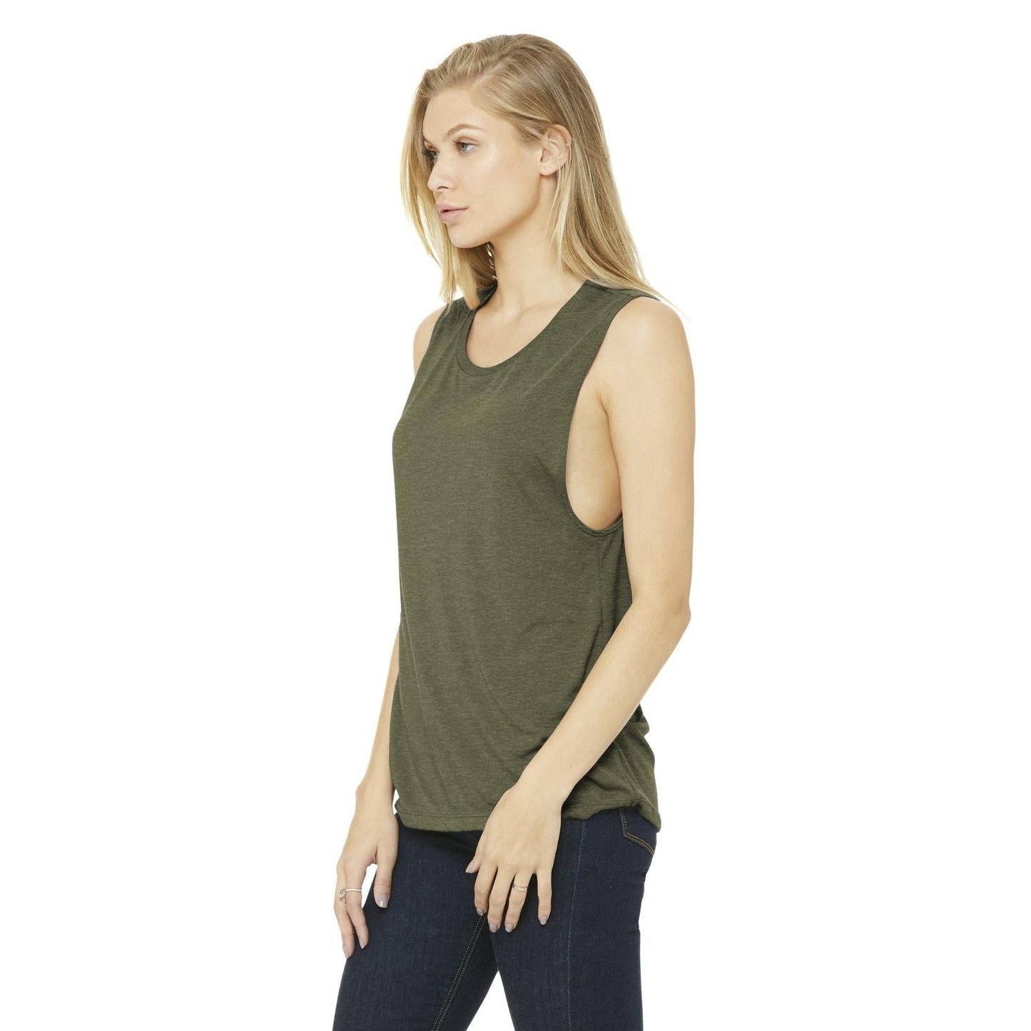 Asphalt Slub Tank Top - Bella + Canvas - Relaxed Fit