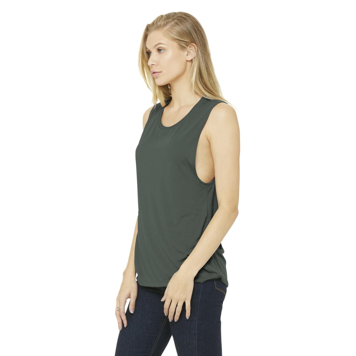 Asphalt Slub Tank Top - Bella + Canvas - Relaxed Fit