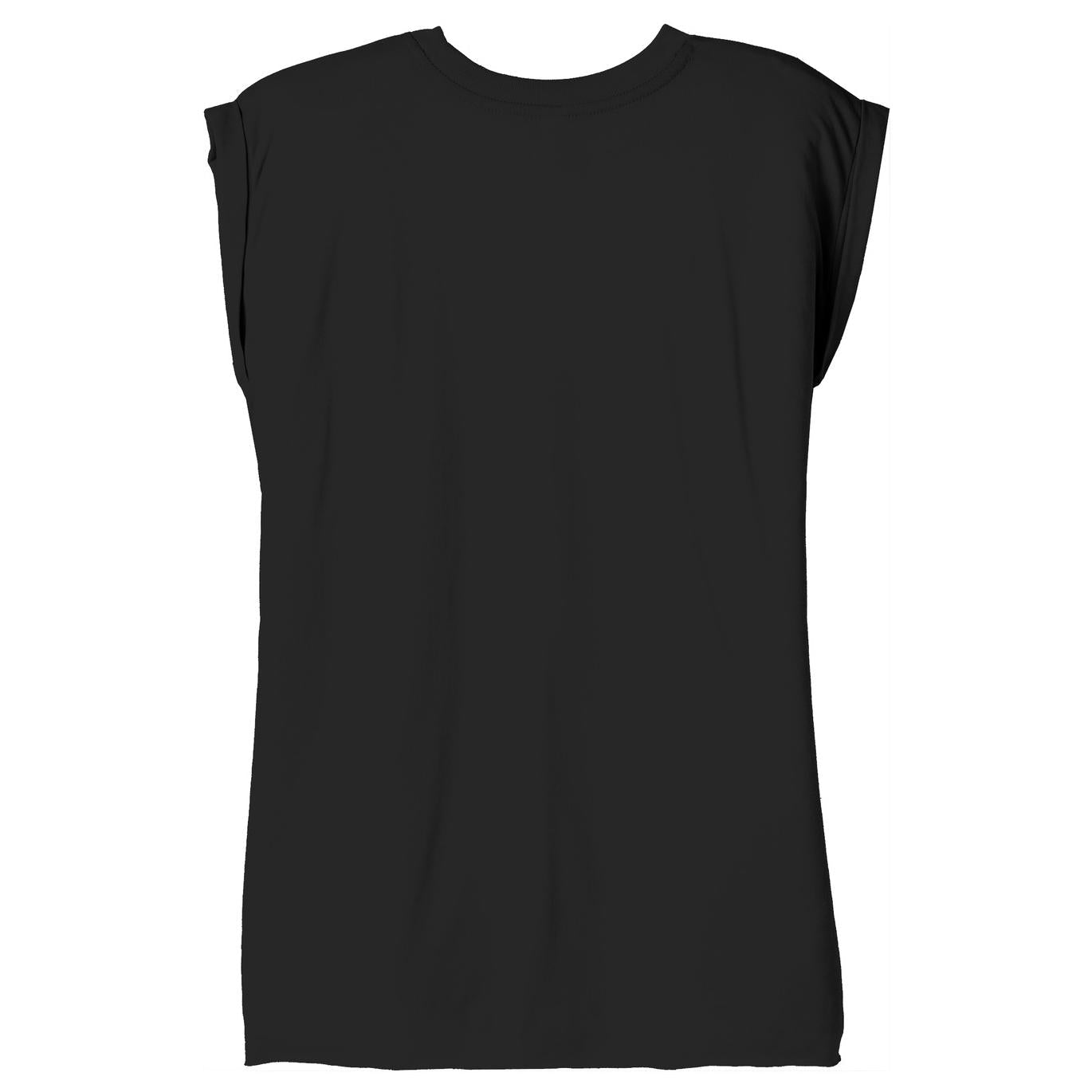 Black T-Shirts - Bella + Canvas - Stylish Flowy Tee - Trending