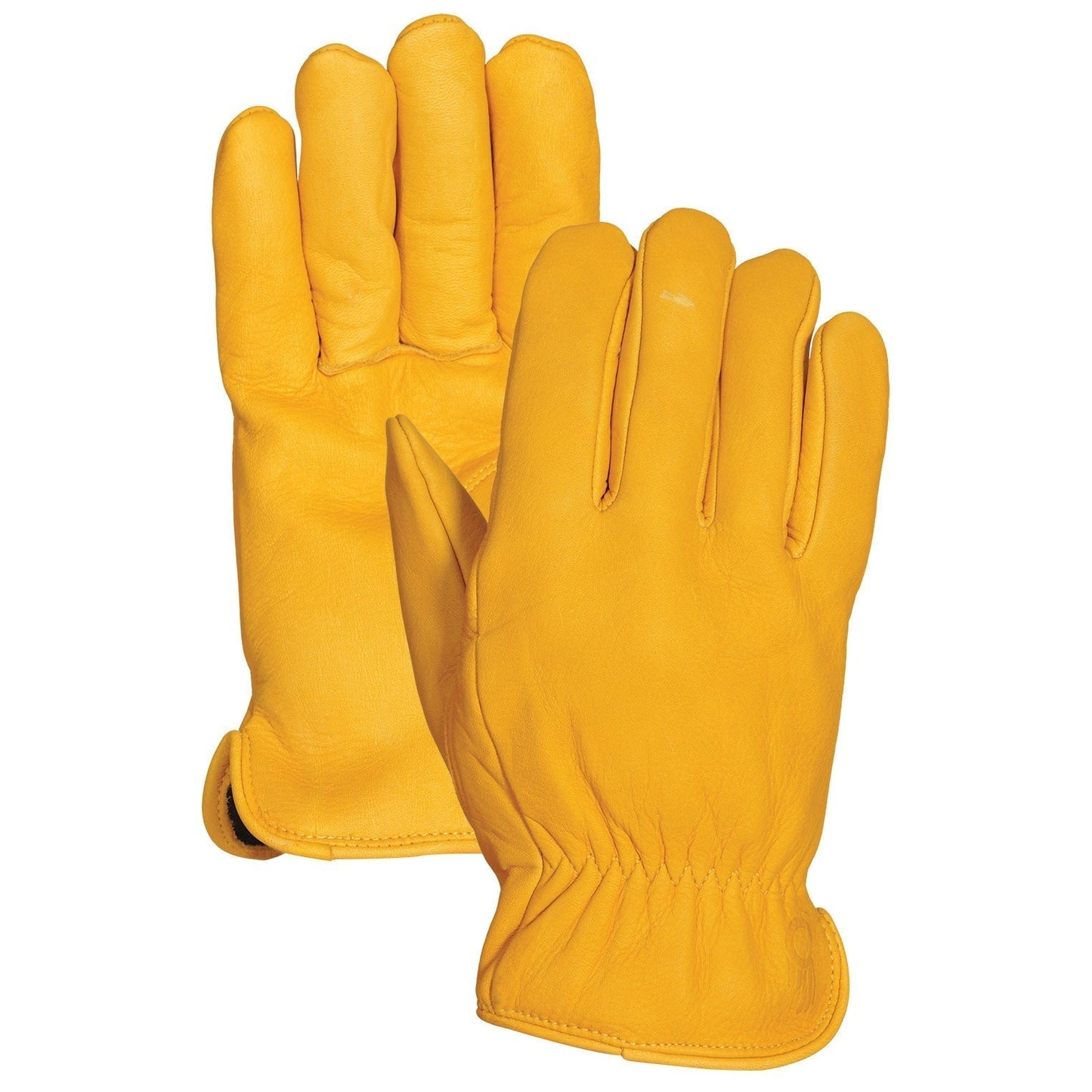Yellow Leather Gloves - Bellingham Glove - Insulated Design