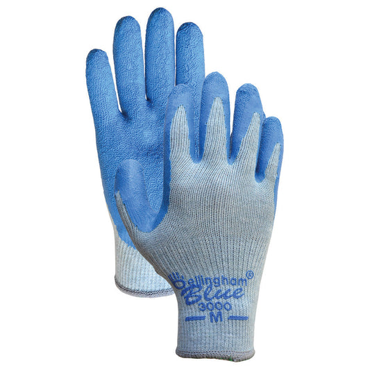 Blue String Knit Gloves - Bellingham Glove - Durable Grip