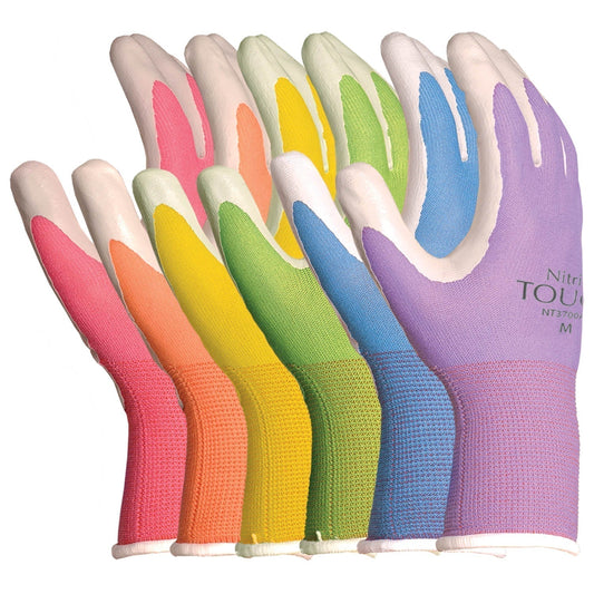 Assorted Colors String Knit Gloves - Bellingham Glove - Nitrile Coated
