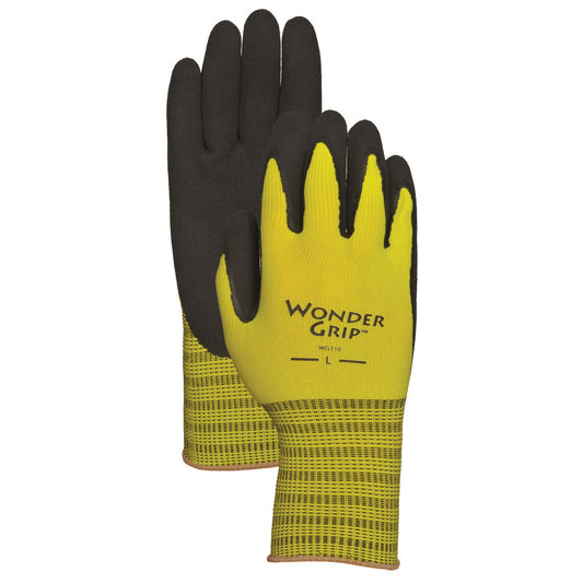 Yellow String Knit Gloves - Bellingham Glove - Superior Grip