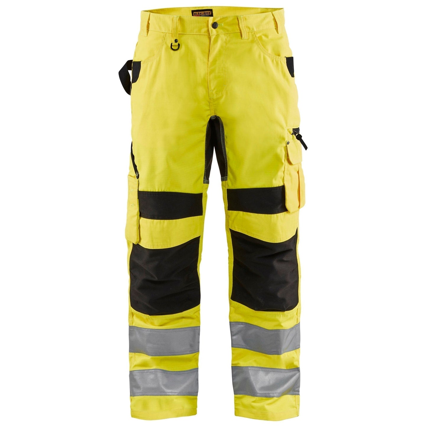 Yellow/Lime Work Pants - Blaklader - Hi-Vis Ripstop