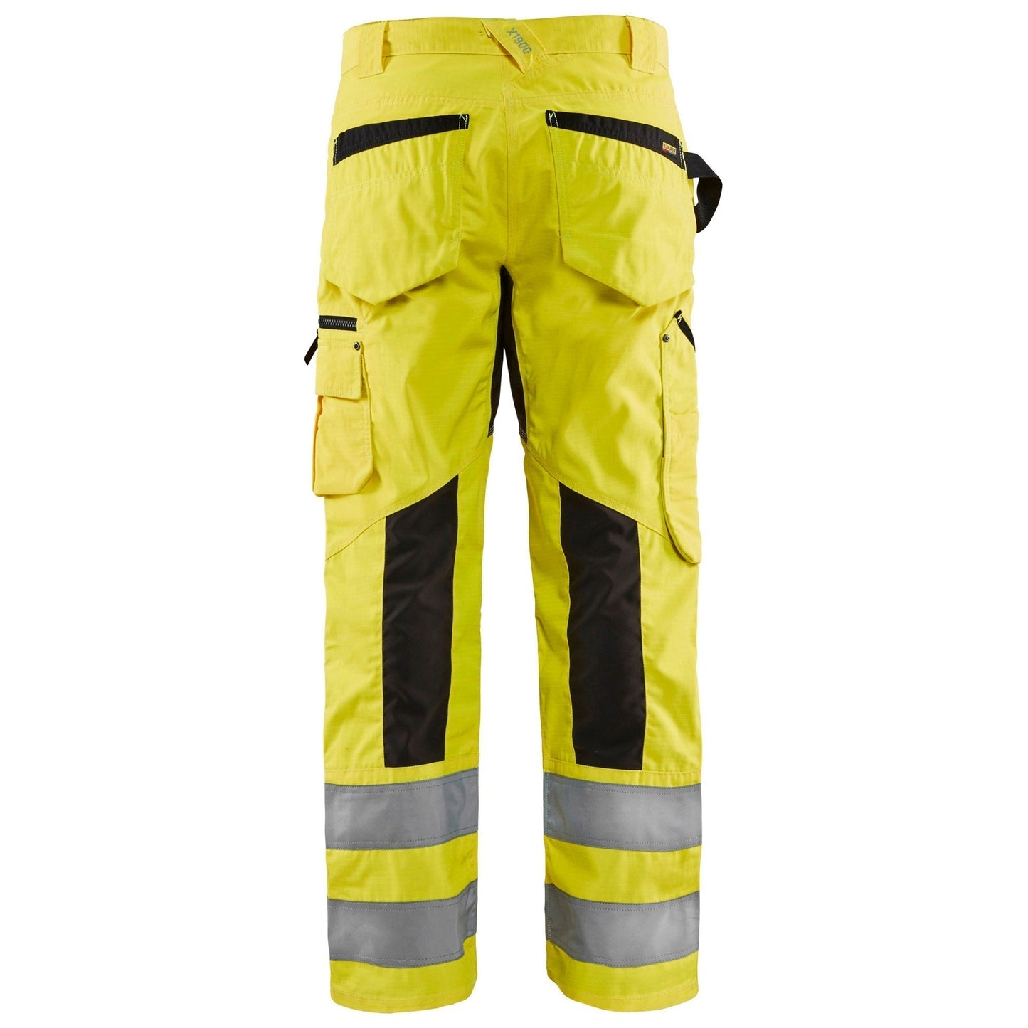 Yellow/Lime Work Pants - Blaklader - Hi-Vis Ripstop
