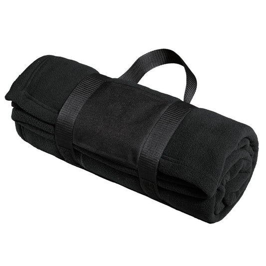 Black Fleece Blanket - Port Authority - Cozy Design