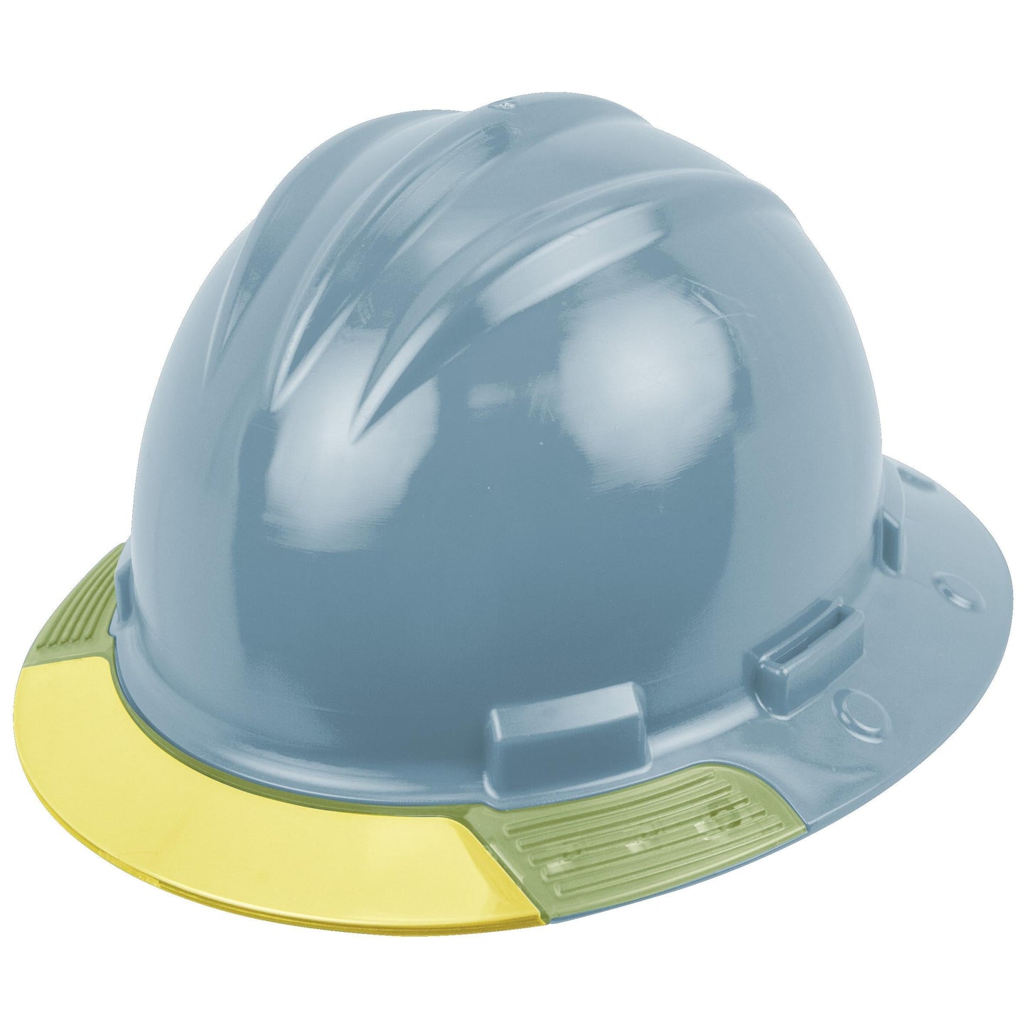Yellow Visor Hard Hats - Bullard - Ratchet Suspension