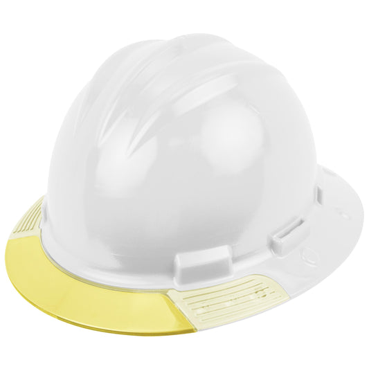 Yellow Visor Hard Hats - Bullard - Full Brim Design