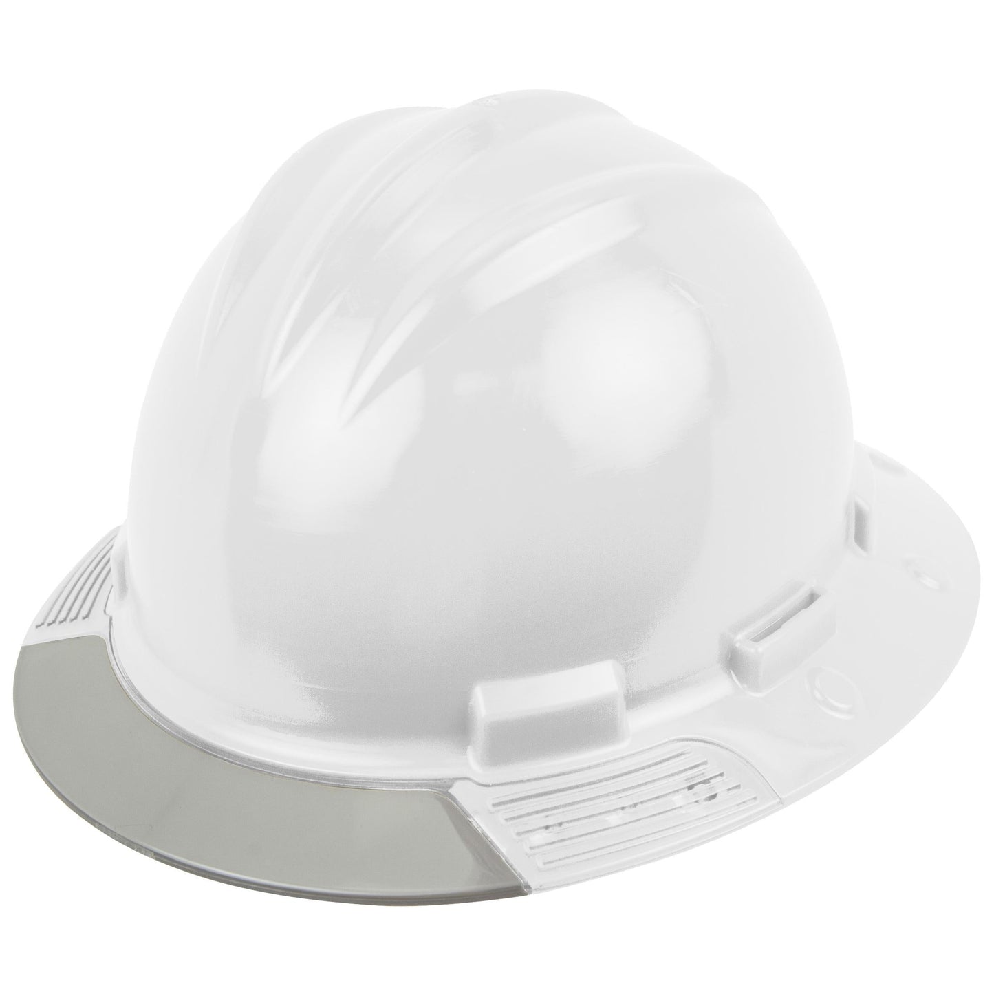 Grey Visor Hard Hats - Bullard - Full Brim Suspension Black
