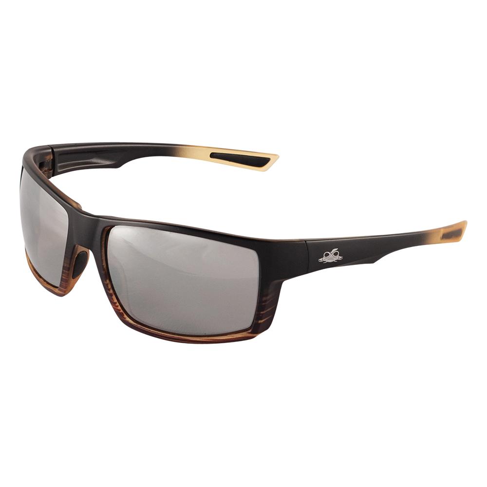 Green Mirror Anti-Fog Lens Glasses - Bullhead Safety - Camo