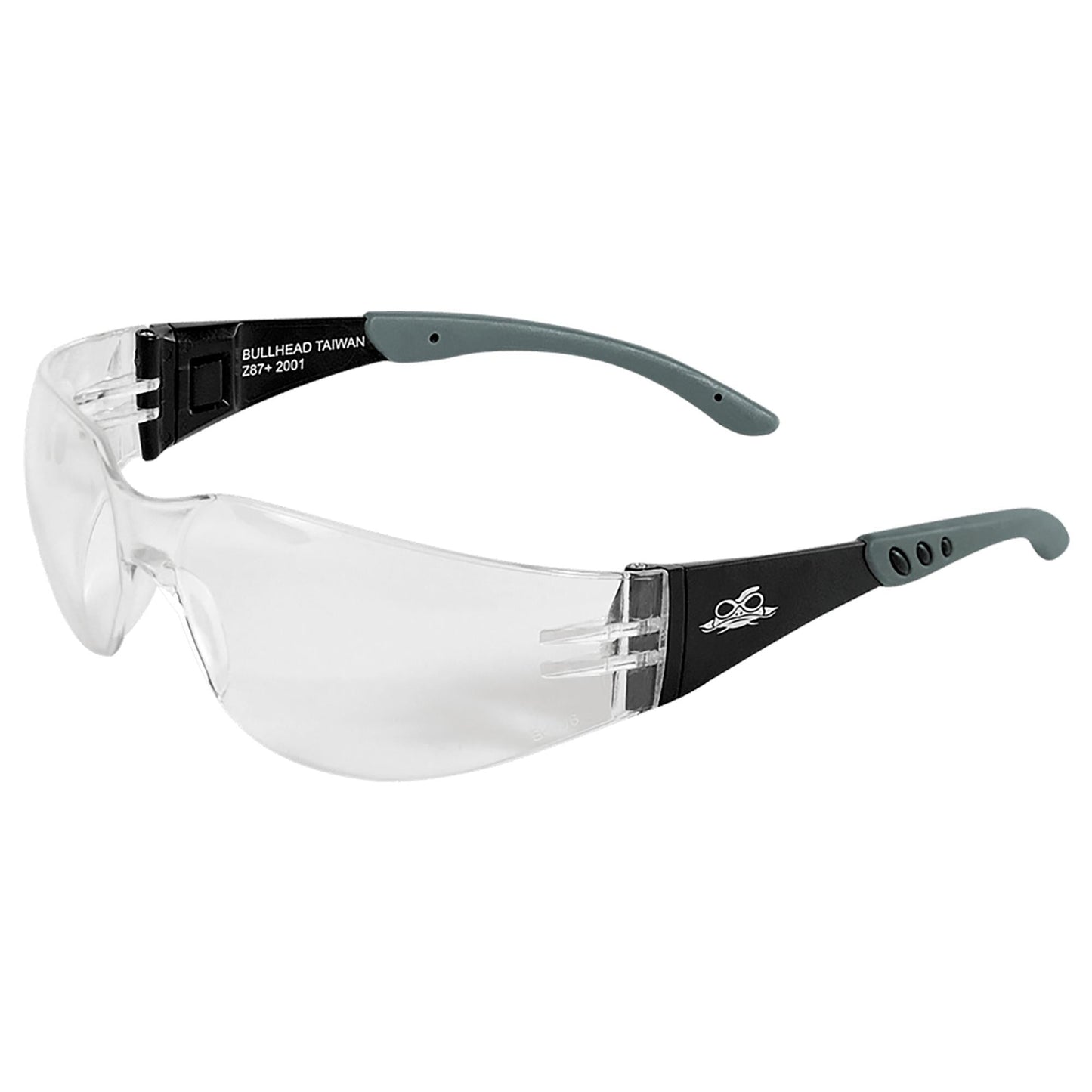 Clear Anti-Fog Lens Goggles - Bullhead Safety - Matte Frame