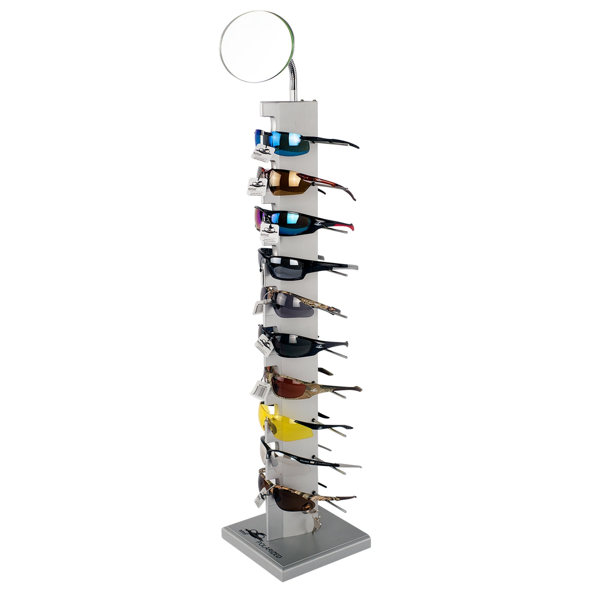 Holds 10 Pairs Displays - Bullhead Safety - Secure Stand