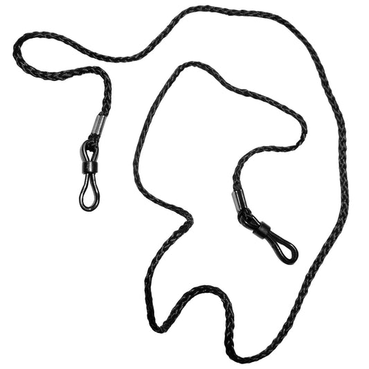 Black Lanyards - Bullhead Safety - Durable String Cord