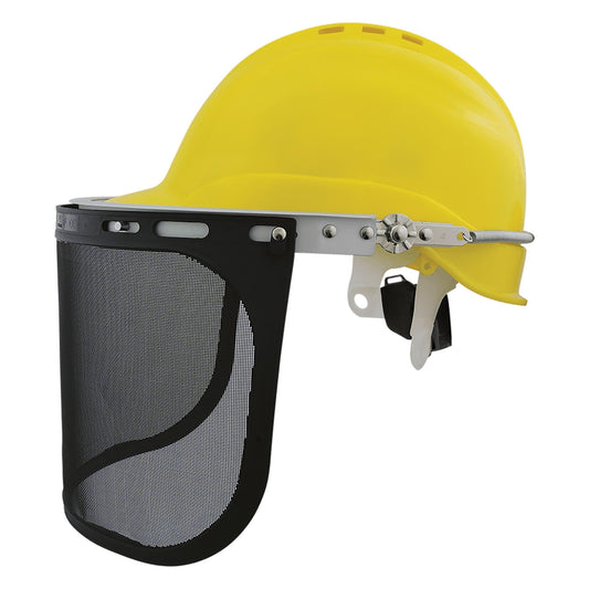 Black Face Shields - Bullhead Safety - Durable Mesh Design
