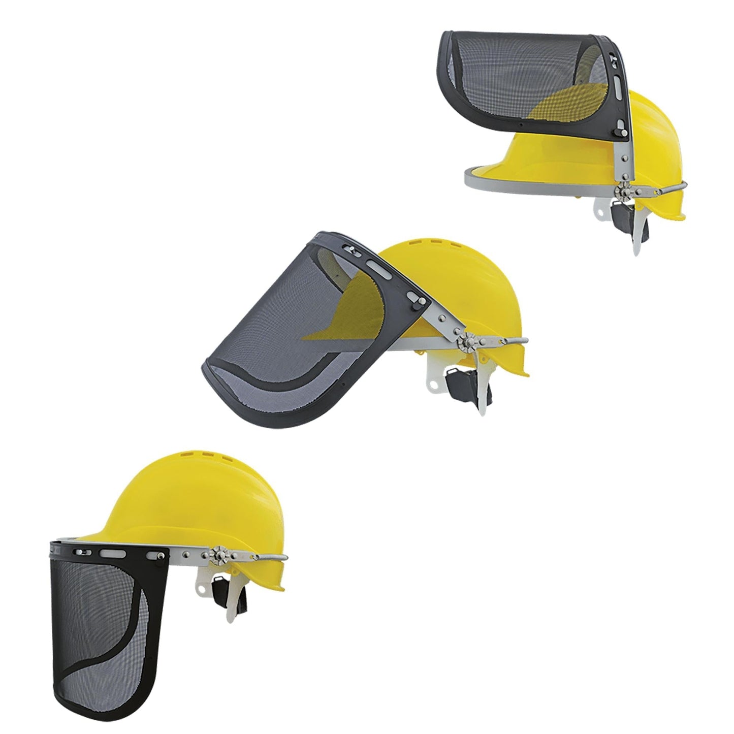 Black Face Shields - Bullhead Safety - Durable Mesh Design