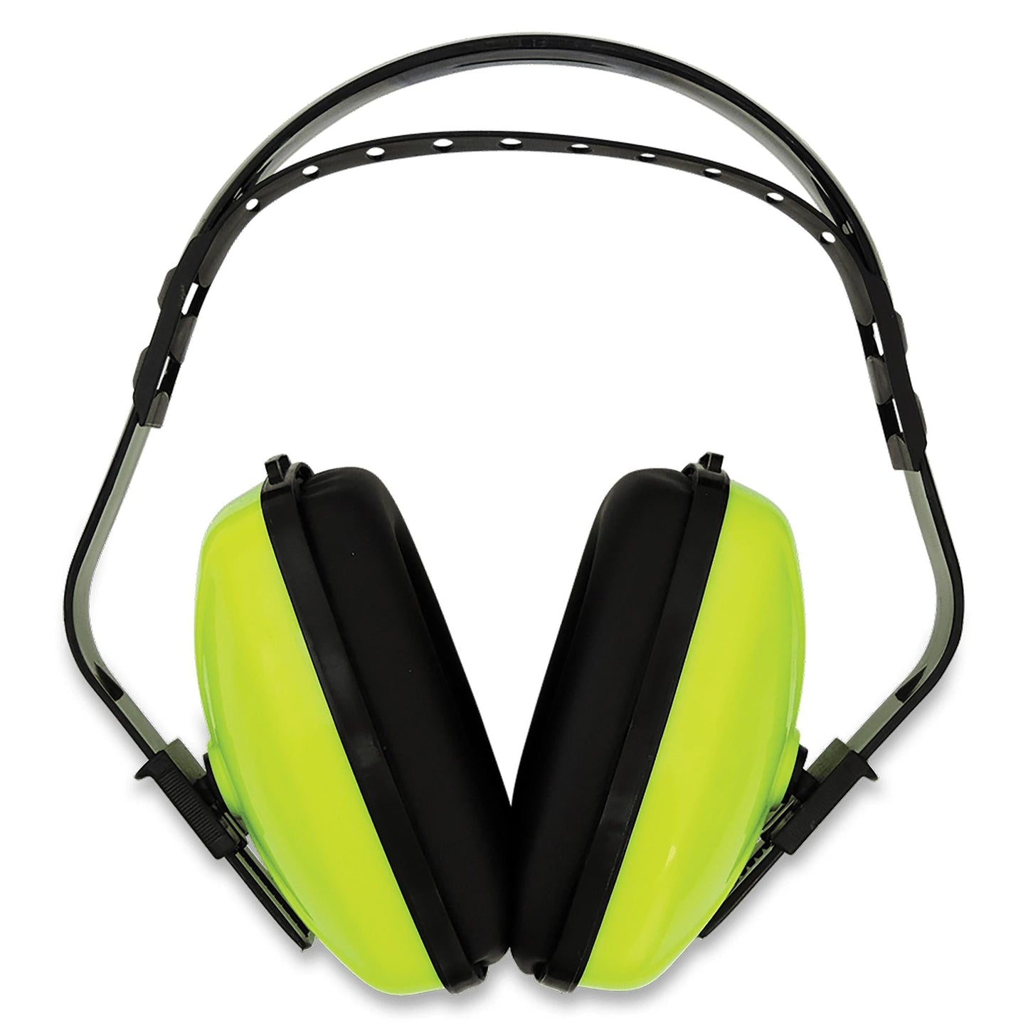 Yellow/Lime Ear Muffs - Bullhead Safety - Adjustable Design