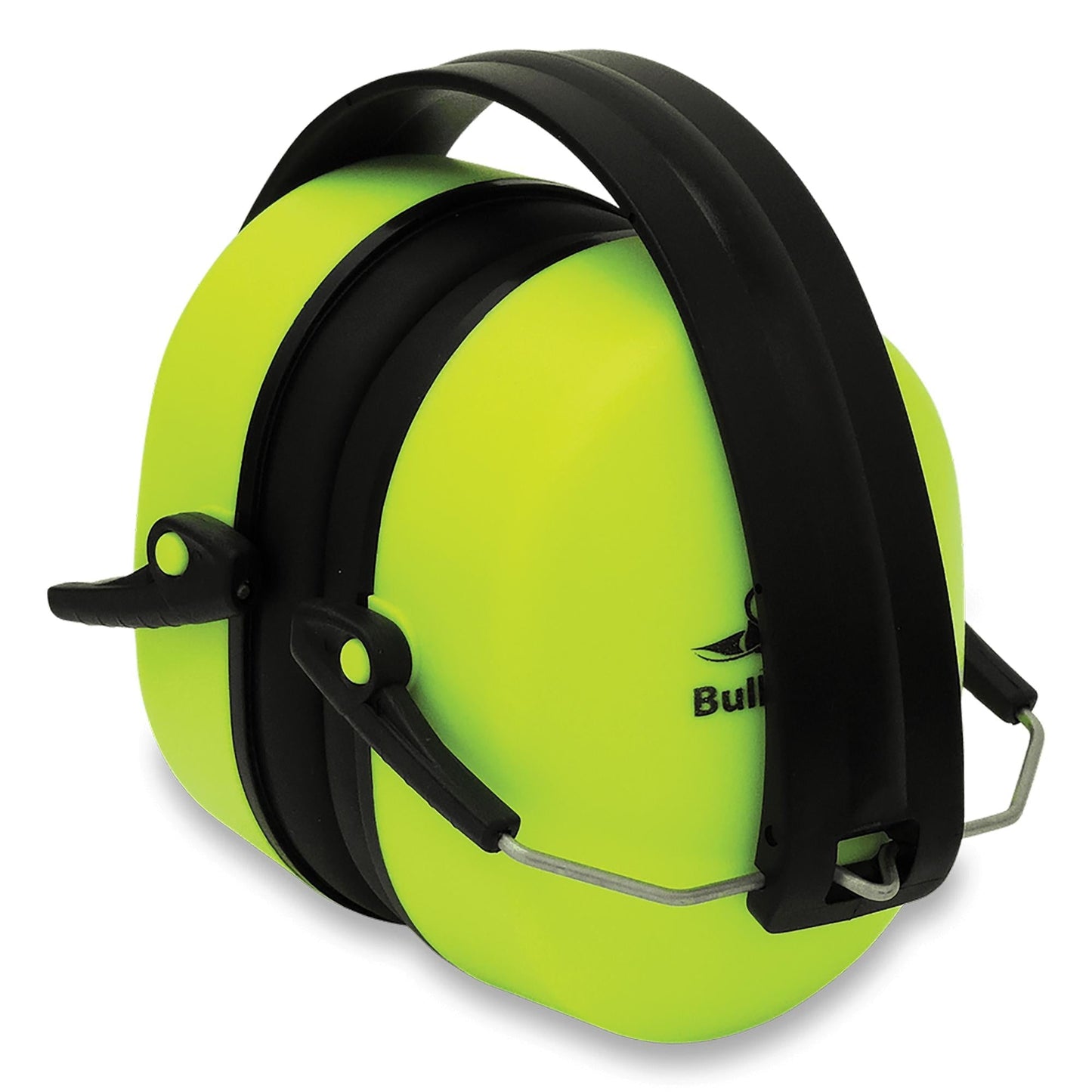 Yellow/Lime Ear Muffs - Bullhead Safety - Foldable Design