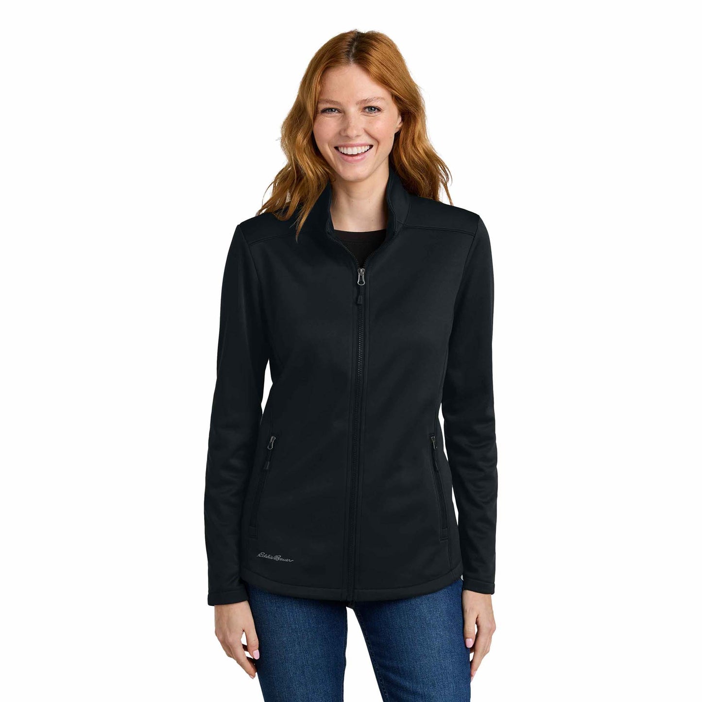 Black Sweatshirts - Eddie Bauer - Smooth Fleece Layer