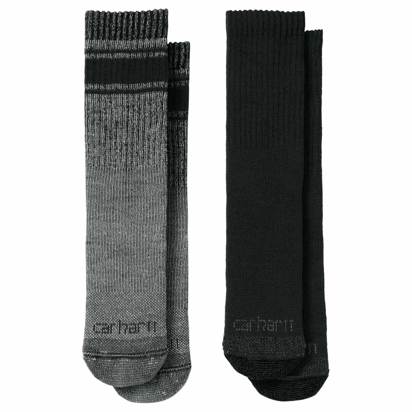 Assorted Black/Charcoal Socks - Carhartt - Heavyweight Quality