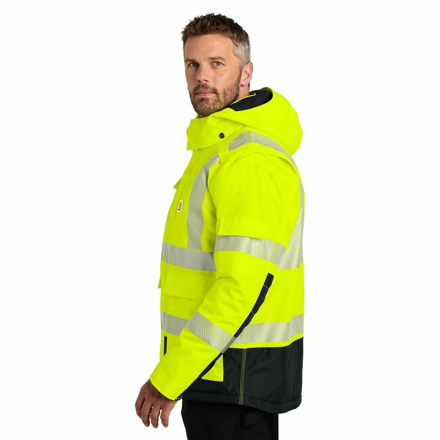 Brite Lime Safety Jacket - Carhartt - Waterproof Insulated