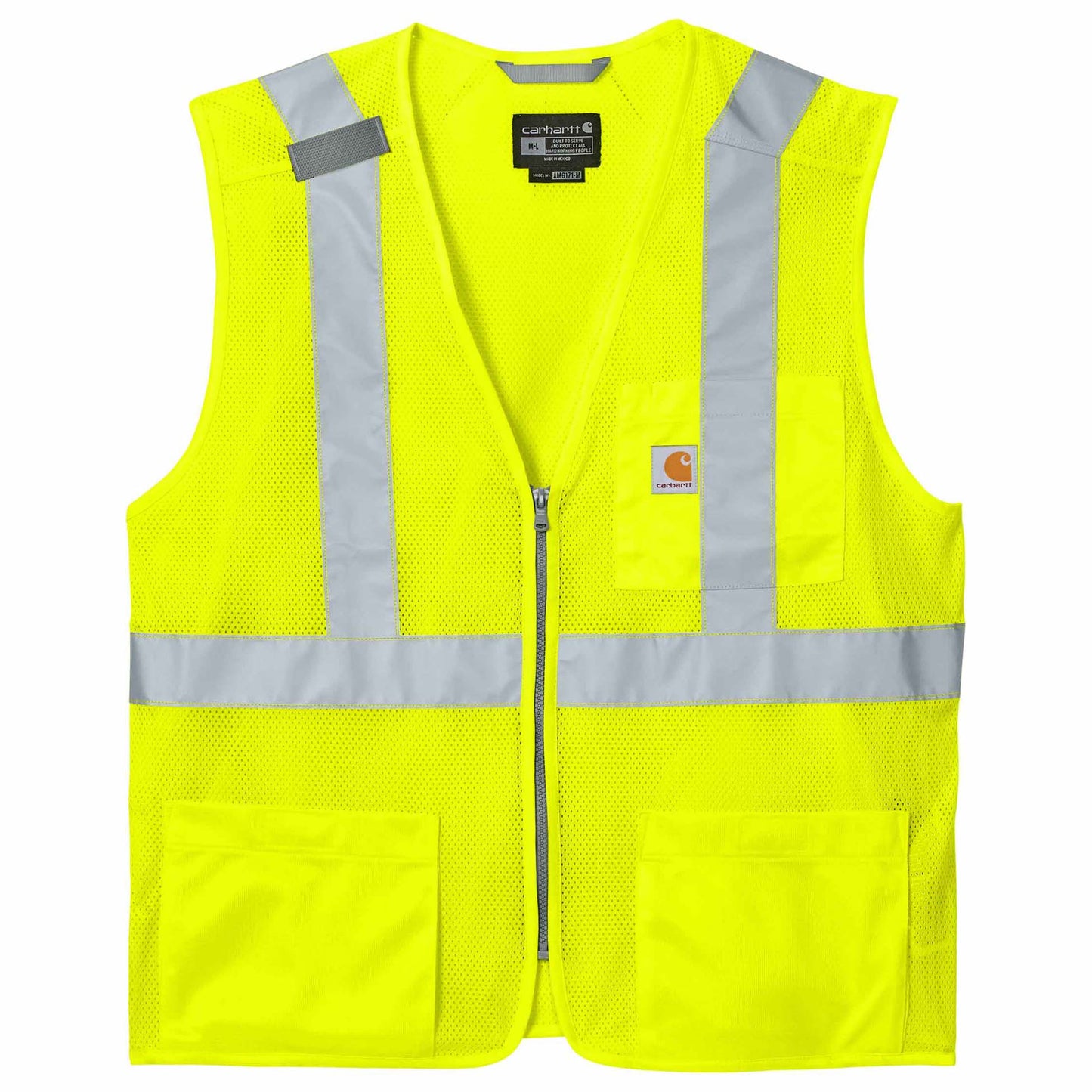 Brite Lime Safety Vest - Carhartt - ANSI Compliant