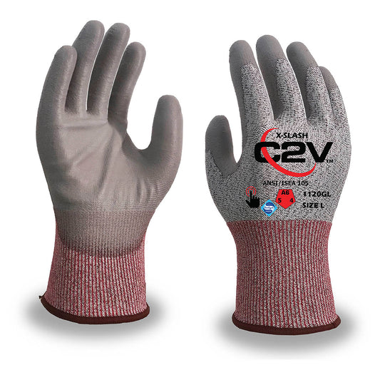 Polyurethane Coated Gloves - C2V - Cut Resistant