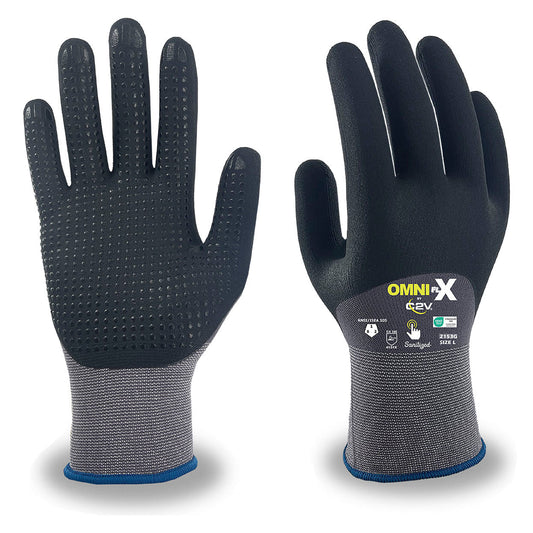 3/4 Nitrile Coated Gloves - C2V - Durable Grip