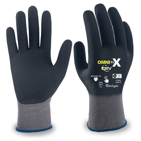 Full Nitrile Coated Gloves - C2V - Durable Touch Sensitivity