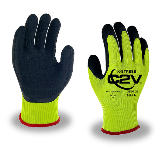 Latex Palm Coating Gloves - C2V - Durable Nylon Shell