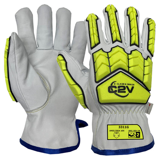 Impact Resistant Gloves - C2V - Insulated Goatskin