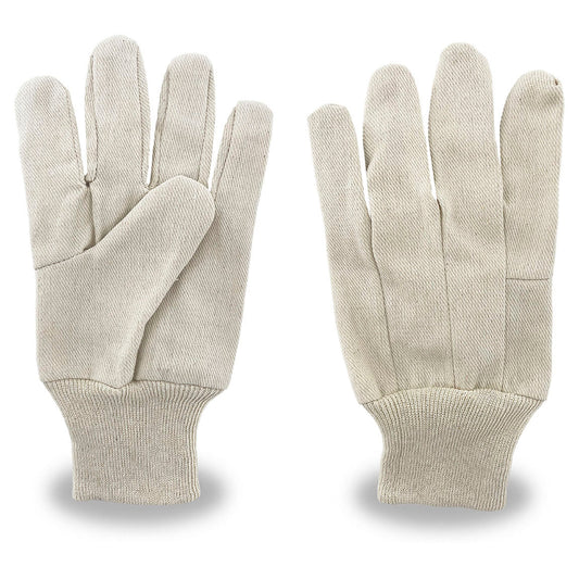 Tan Cotton Gloves - C2V - Durable and Comfortable