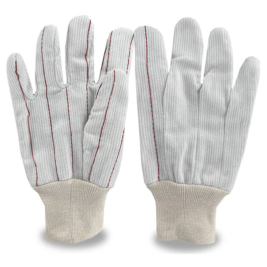 White Cotton Gloves - C2V - Durable Grip