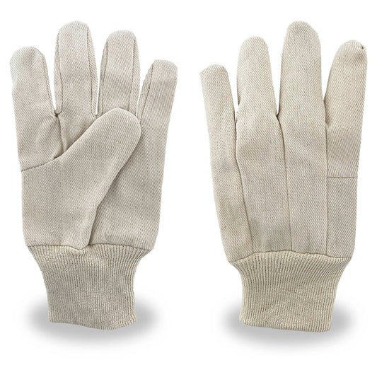 White Cotton Gloves - C2V - Durable Canvas Material
