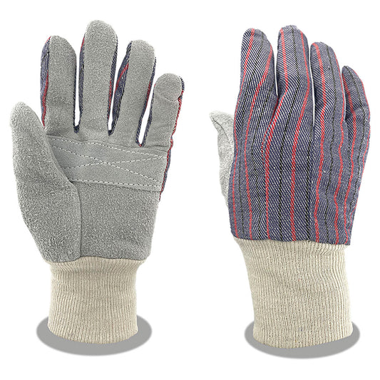 Split Leather Reinforced Palm Gloves - C2V - Durable Design