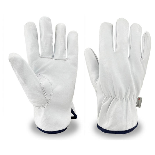 Thermal Lined Leather Gloves - C2V - Durable Grain Goatskin