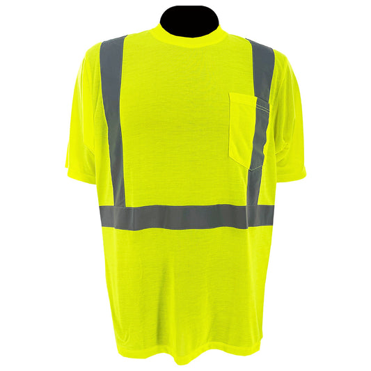 Yellow/Lime Safety Shirt - C2V - Breathable Mesh