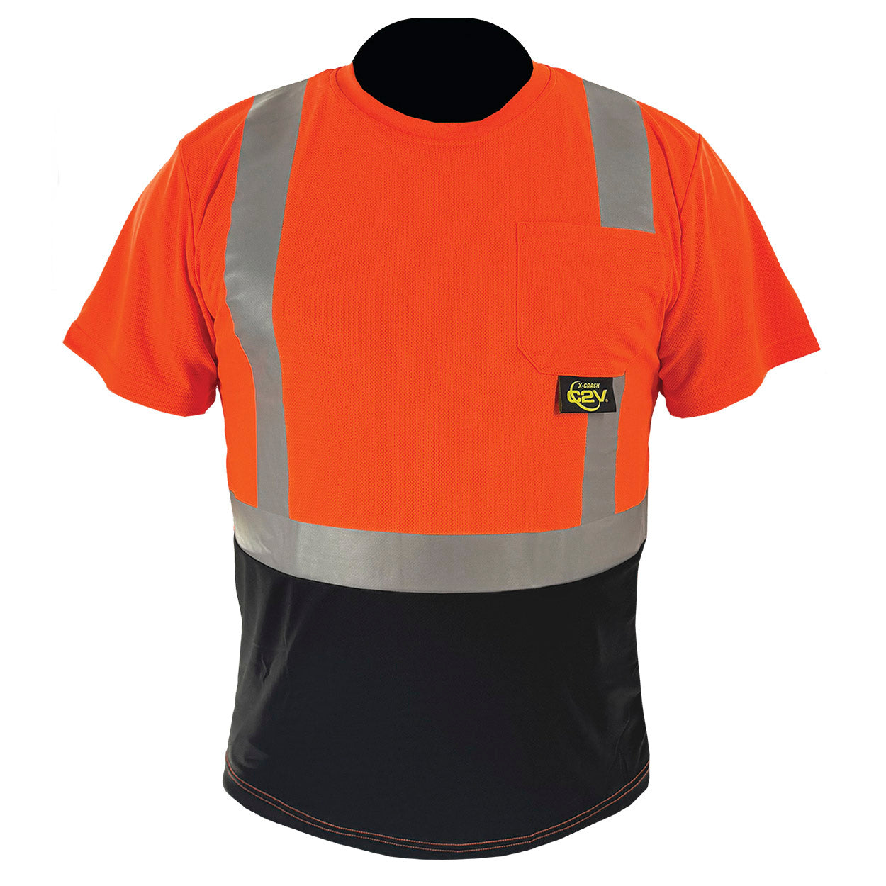 Yellow/Lime Safety Shirt - C2V - Breathable Fabric