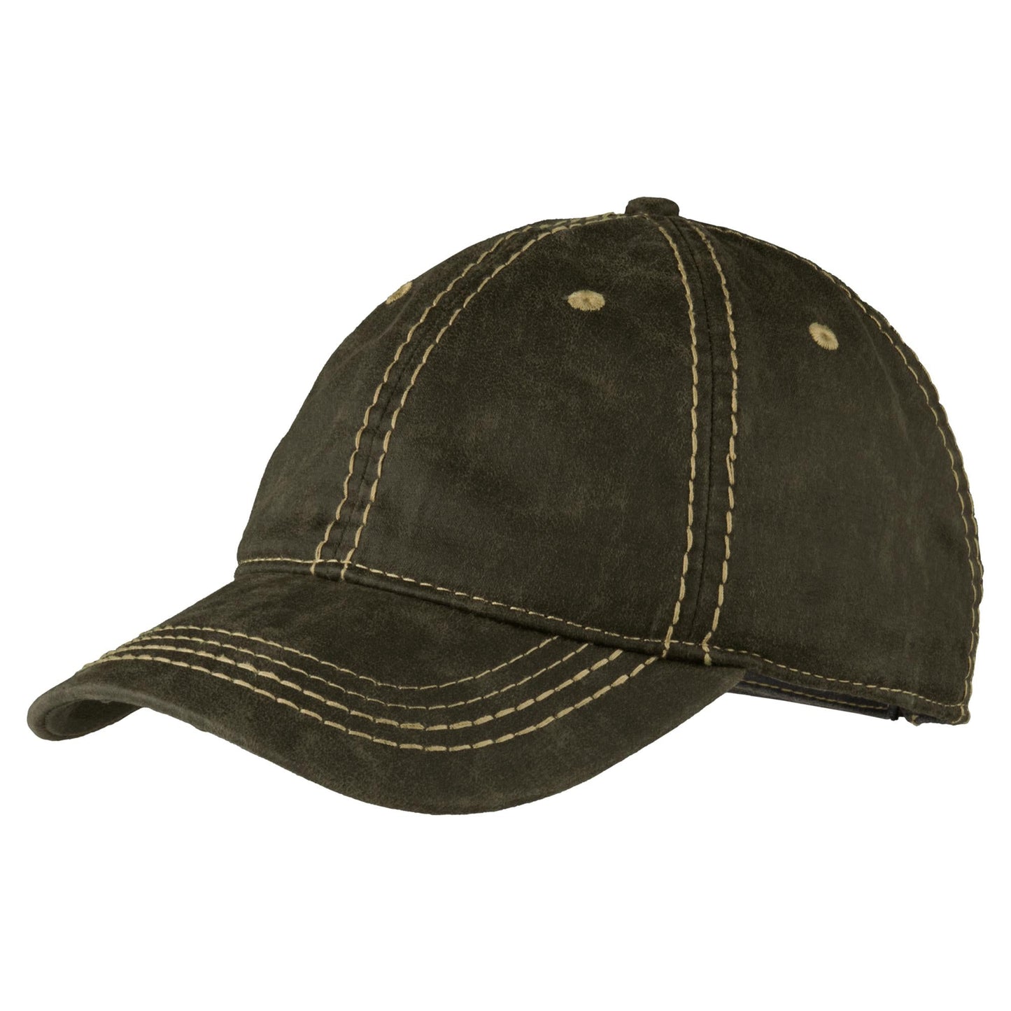 Black Distressed Ball Cap - Port Authority - Rugged Style