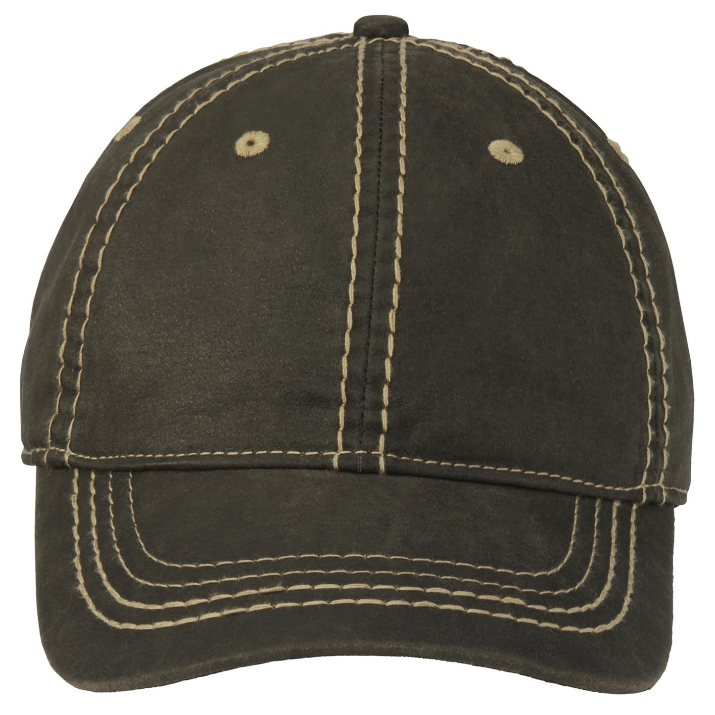 Black Distressed Ball Cap - Port Authority - Rugged Style