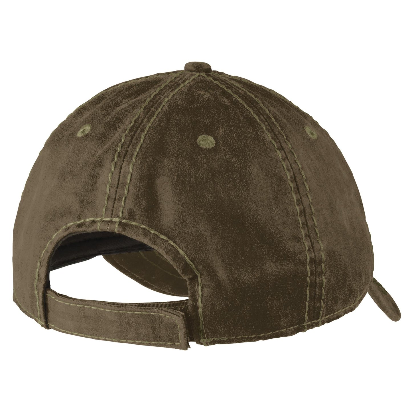 Black Distressed Ball Cap - Port Authority - Rugged Style
