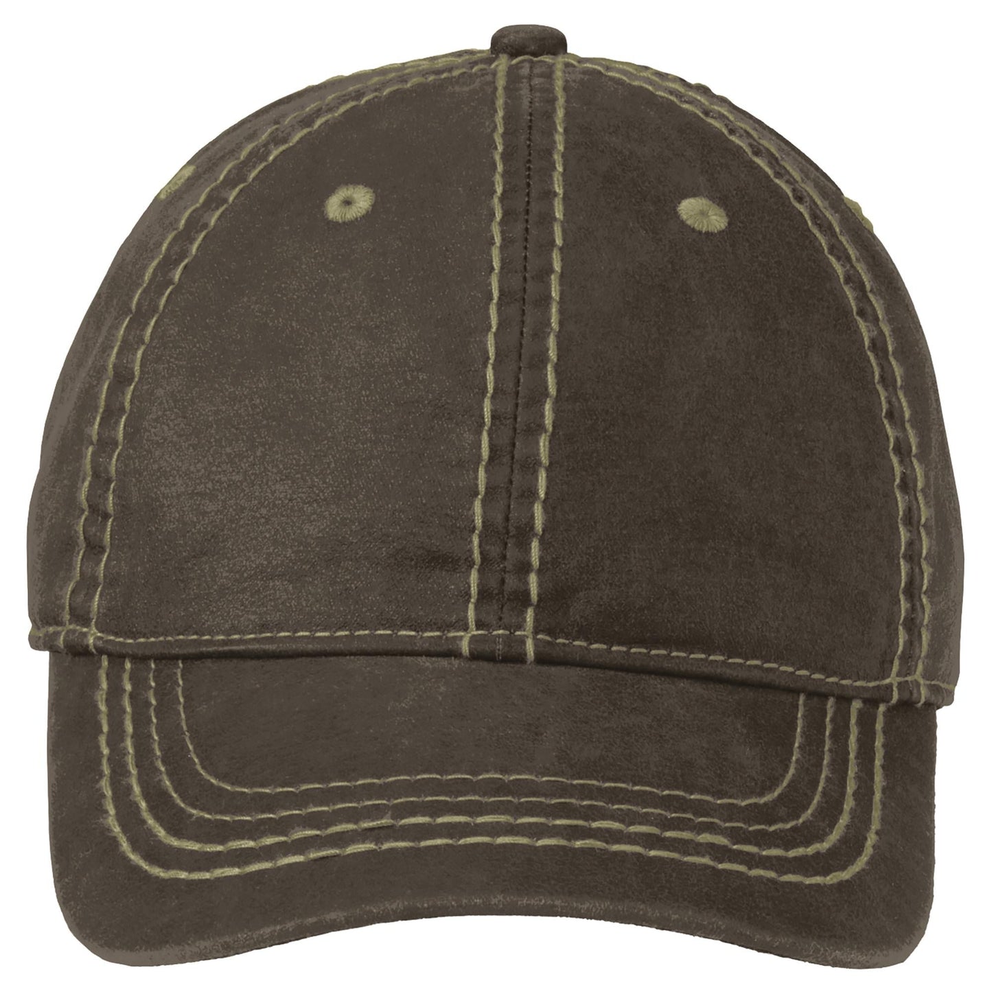Black Distressed Ball Cap - Port Authority - Rugged Style