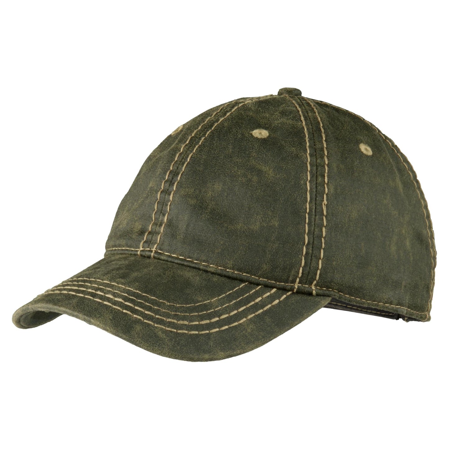 Black Distressed Ball Cap - Port Authority - Rugged Style