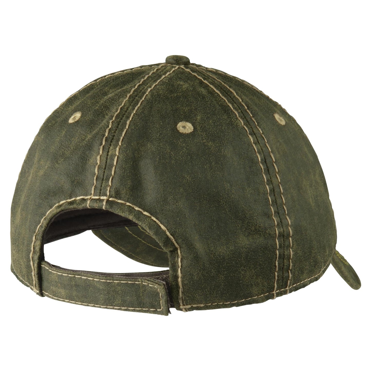 Black Distressed Ball Cap - Port Authority - Rugged Style