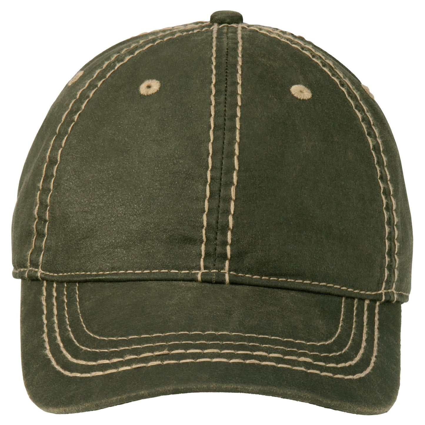 Black Distressed Ball Cap - Port Authority - Rugged Style