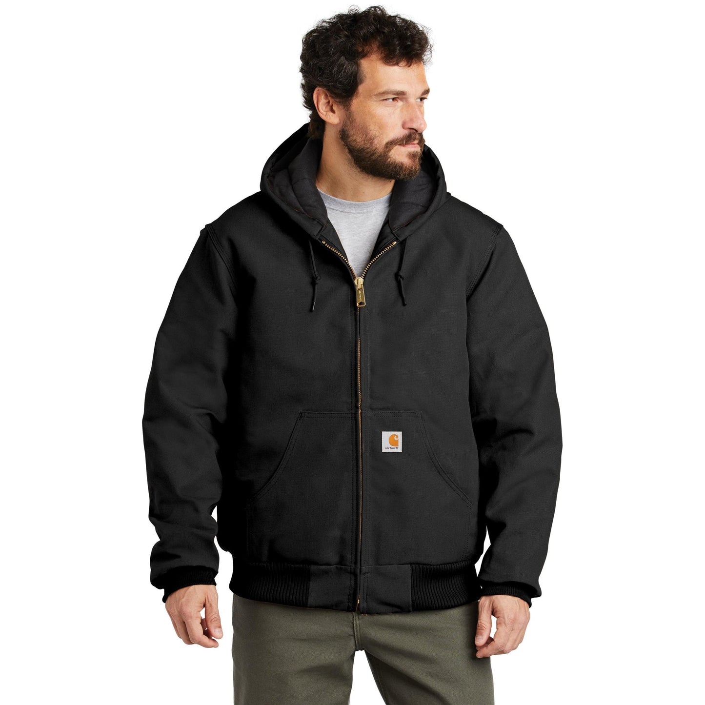 Black Jackets | Carhartt | Warm Quilted Duck Active - Carhartt - Durable Gear