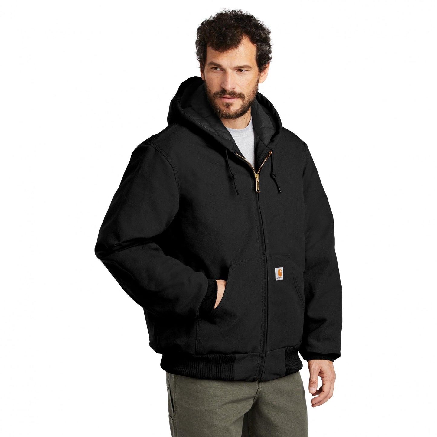 Black Jackets | Carhartt | Warm Quilted Duck Active - Carhartt - Durable Gear